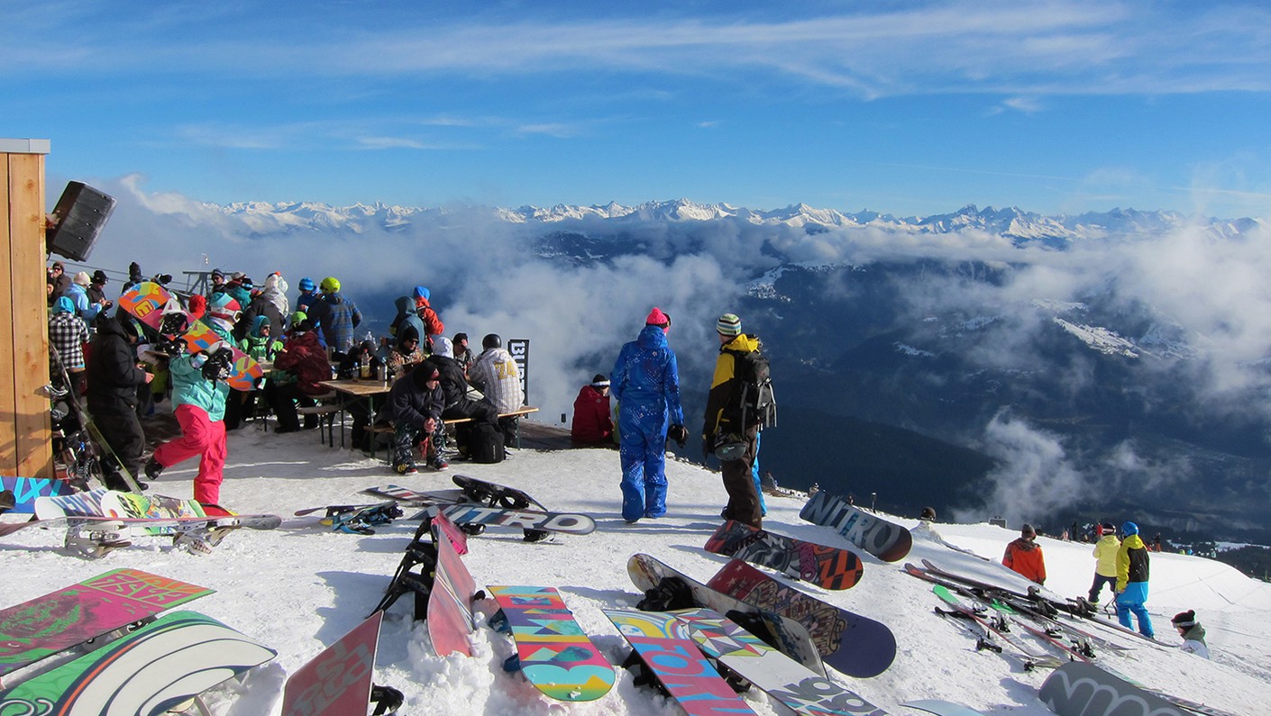 push snowboarding